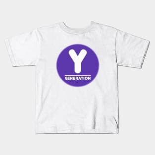 Generation Y • Millennials Kids T-Shirt